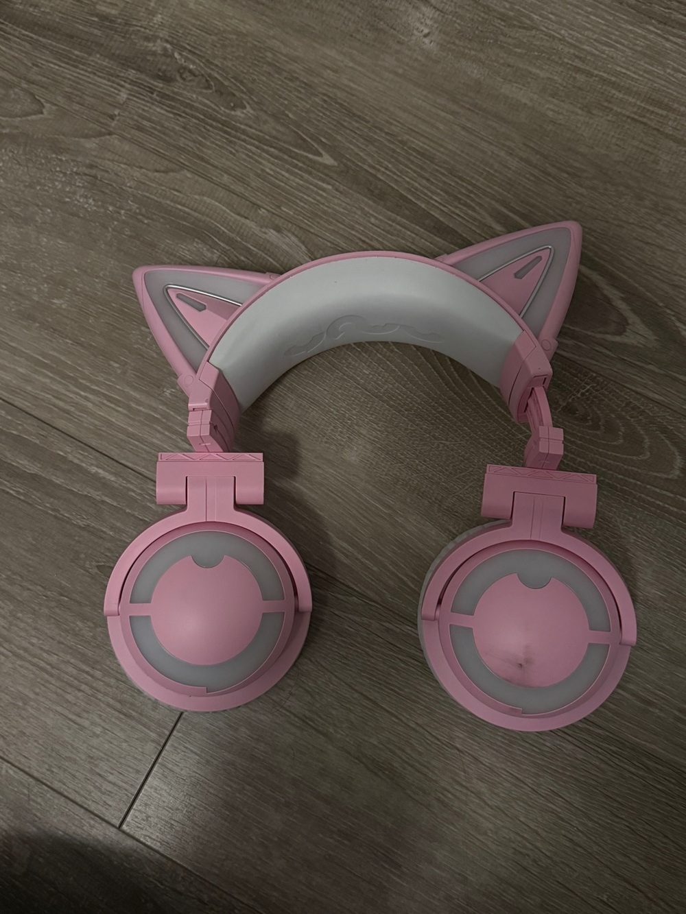 Pink Cat Ear Wireless Headphones